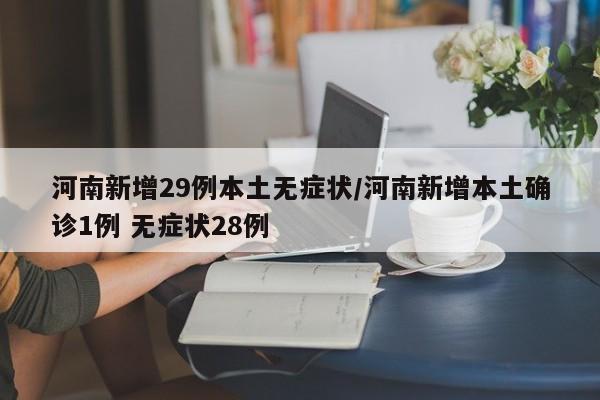 河南新增29例本土无症状/河南新增本土确诊1例 无症状28例